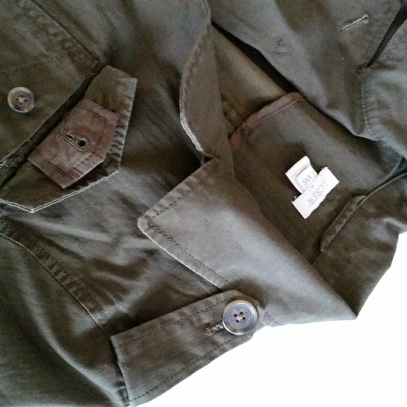 J. Crew forest green Jacket (Runs large) - Picture 4 of 5